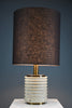 Mid-century modern travertine table lamp attributed to Fratelli Mannelli Italy 960s - Lighting