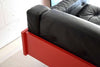 Mid Century Red and Black Sofa by Claudio Salocchi for Sormani - Furniture