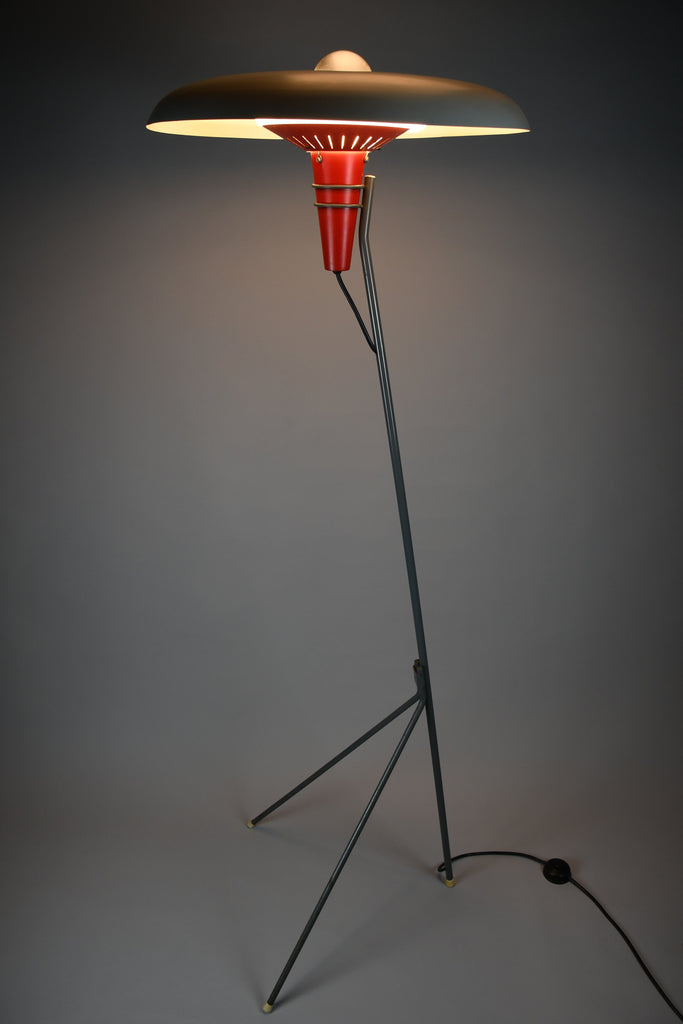 Mid century tripod floor lamp NX38 by Louis Kalff for Philips - Lighting