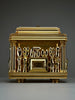 Miguel Berrocal “Il Cofanetto” (Opus 123) 1969–1975 complete 88-piece gold-plated Zamak dining set for two homage