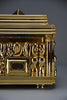 Miguel Berrocal “Il Cofanetto” (Opus 123) 1969–1975 complete 88-piece gold-plated Zamak dining set for two homage