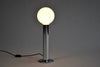 Minimalist 1970s Italian Chrome Cylinder Table Lamp - Lighting