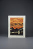 Modern Japanese woodblock print ’Yooshoku’ (evening colors) by Nishijima Katsuyuki - Art