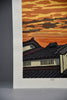Modern Japanese woodblock print ’Yooshoku’ (evening colors) by Nishijima Katsuyuki - Art