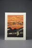 Modern Japanese woodblock print ’Yooshoku’ (evening colors) by Nishijima Katsuyuki - Art