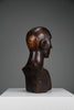 Modernist mid-century carved wooden bust - Art