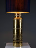 Monumental 1960s gilded table Lamp by Aldo Londi for Bitossi - Lighting