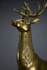 Monumental 1970’s Hollywood Regency brass deer pair attributed to Maison Jansen - Art