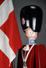 Monumental Royal Danish Guardsman with flag by Kay Bojesen, 168 cm (66.1 in) 1950s - Decor