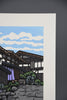 ‘Moving Clouds’ – traditional Japanese woodblock print by Katsuyuki Nishijima - Art
