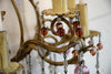 Murano Glass and Iron Belle Epoque Wall Candle Holder - Decor