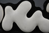 “Murena”, Alberto Cabiddu wall sculpture 1999 Pietra di Vicenza & Ebonized wood - Art
