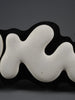 “Murena”, Alberto Cabiddu wall sculpture 1999 Pietra di Vicenza & Ebonized wood - Art