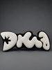 “Murena”, Alberto Cabiddu wall sculpture 1999 Pietra di Vicenza & Ebonized wood - Art