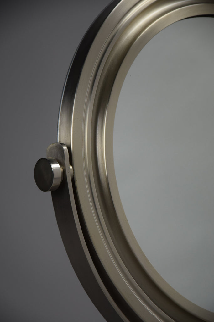 Narciso mid century modern vanity or table top mirror by Sergio Mazza for Artemide - Decor