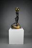 “Ndebele Water Bearer” – mid-century patinated bronze and brass Sculpture of a kneeling African woman c. 1950-60 - Art
