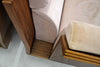 Neo eclectic Ugo La Pietra post modern Jatoba Wood arm chairs - Furniture