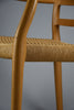 Niels Otto Møller model 68 Oak & papercord armchair J.L. Møllers Møbelfabrik 1981 - Furniture