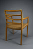 Niels Otto Møller model 68 Oak & papercord armchair J.L. Møllers Møbelfabrik 1981 - Furniture
