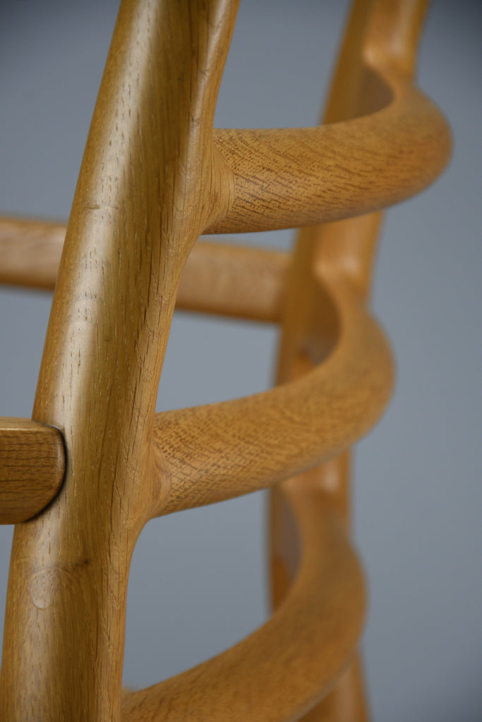 Niels Otto Møller model 68 Oak & papercord armchair J.L. Møllers Møbelfabrik 1981 - Furniture
