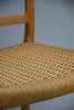 Niels Otto Møller model 68 Oak & papercord armchair J.L. Møllers Møbelfabrik 1981 - Furniture