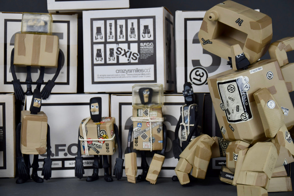 one of a kind complete set of s.f.c.c. 2003 designer toys by michael lau - Art Toys
