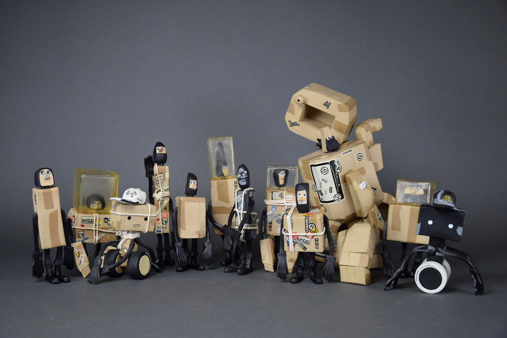 one of a kind complete set of s.f.c.c. 2003 designer toys by michael lau - Art Toys