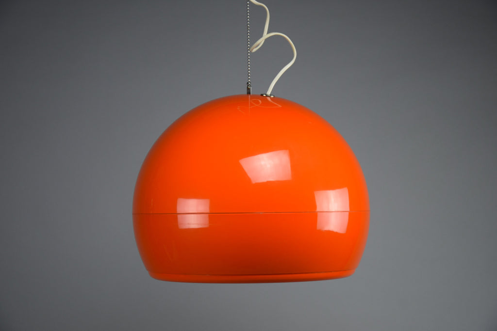 Orange Pallade ceiling lamp Artemide 1968 - Lighting