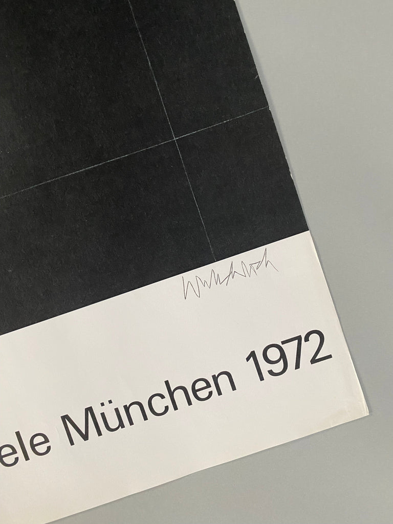 Original 1972 Munich Olympic Poster by Paul Wunderlich - Art