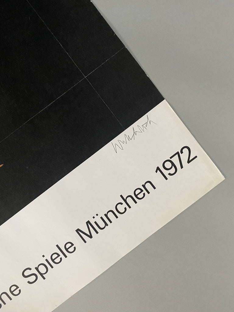 Original 1972 Munich Olympic Poster by Paul Wunderlich - Art
