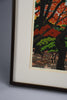 Original Japanese Sosaku Hanga woodblock print Masao Ido ’Ginkaku-ji Temple in Autumn’ - Art