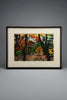 Original Japanese Sosaku Hanga woodblock print Masao Ido ’Ginkaku-ji Temple in Autumn’ - Art