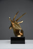 “Oryx” | Unique polished bronze sculpture 1990s - Art