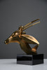 “Oryx” | Unique polished bronze sculpture 1990s - Art