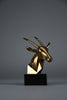 “Oryx” | Unique polished bronze sculpture 1990s - Art
