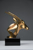 “Oryx” | Unique polished bronze sculpture 1990s - Art
