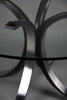 Osvaldo Borsani T69 dining table for Tecno Italy 1960s – original round fumé glass top 120 cm - Furniture