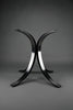 Osvaldo Borsani T69 dining table for Tecno Italy 1960s – original round fumé glass top 120 cm - Furniture
