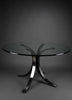 Osvaldo Borsani T69 dining table for Tecno Italy 1960s – original round fumé glass top 120 cm - Furniture