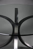Osvaldo Borsani T69 dining table for Tecno Italy 1960s – original round fumé glass top 120 cm - Furniture