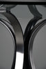 Osvaldo Borsani T69 dining table for Tecno Italy 1960s – original round fumé glass top 120 cm - Furniture