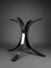 Osvaldo Borsani T69 dining table for Tecno Italy 1960s – original round fumé glass top 120 cm - Furniture