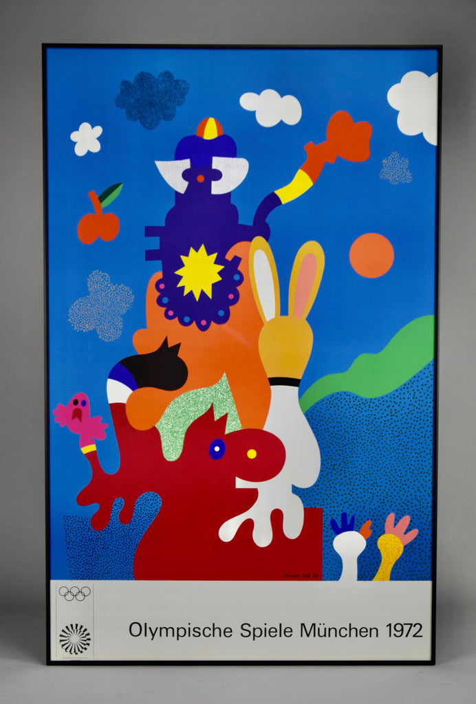 Otmar Alt Original 1972 Olympic Poster - Decor