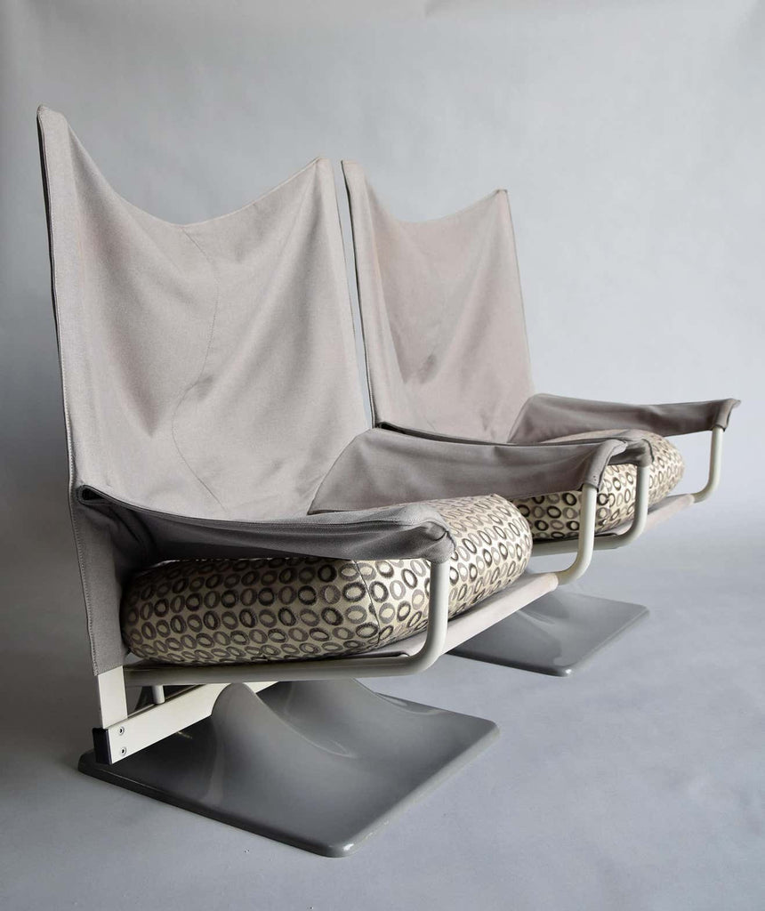 Pair AEO Armchairs by Paolo Deganello of Archizoom Associates for Cassina Italy - Furniture