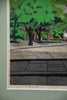 “Path to the Main Hall”, Masao Ido original Japanese woodblock print 1989 edition 145/150 signed - Art