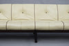Percival Lafer ’MP-13’ Jatoba Wood and Leather Four-Seat Sofa Brazil C. 1967 - Sofas