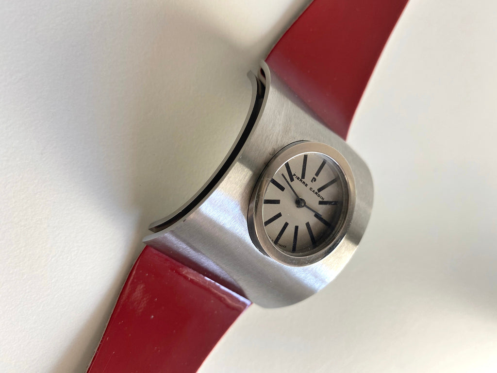 Pierre Cardin New Old Stock Drivers Wristwatch by Jaeger 1970 - Collectibles