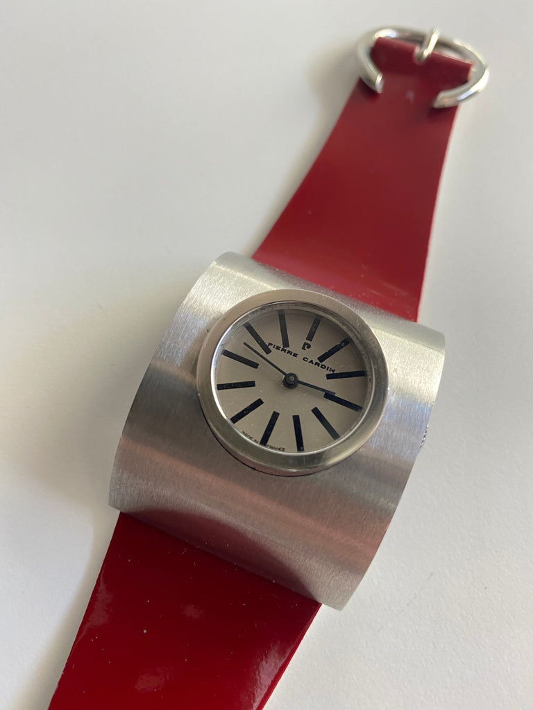 Pierre Cardin New Old Stock Drivers Wristwatch by Jaeger 1970 - Collectibles