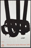 Pierre Soulages Original 1972 München Olympic Poster - wall decorations