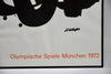 Pierre Soulages Original 1972 München Olympic Poster - wall decorations